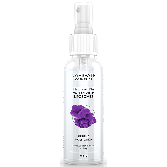 Nafigate Cosmetics Refreshing Water with Liposomes pleťová voda osviežuje pleť a ošetruje vlasy rozprašovač 100 ml