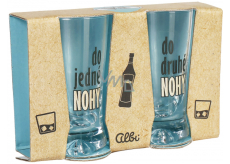 Albi Môj Bar Panáky sada Do jednej nohy / do druhej nohy 2 x 50 ml