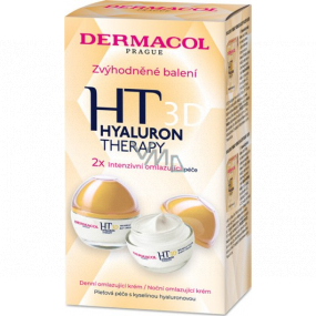 Dermacol Hyaluron Therapy 3D remodelačný denný krém 50 ml + remodelačný nočný krém 50 ml, duopack