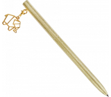 Albi Prepisovačka zlatá so slonom 14 cm