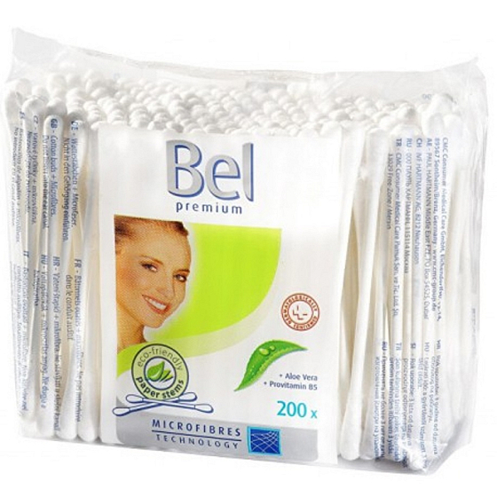 Bel Premium Aloe Vera a provitamín B5 papierové vatové tyčinky 200 kusov