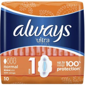 Always Ultra Normal Plus hygienické vložky 10 kusov