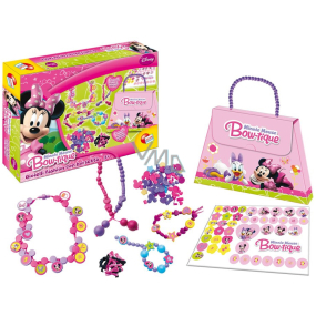 Disney Minnie Mouse módne šperky s taškou kreatívna sada, odporúčaný vek 3+