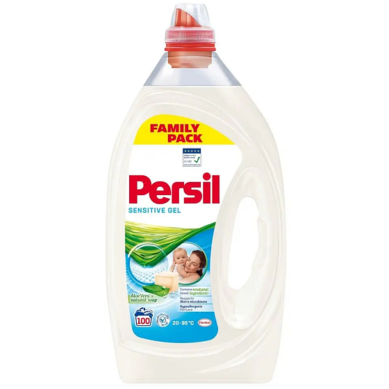 Persil Sensitive tekutý prací gél na citlivú pokožku 100 dávok 5 l