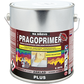 Pragoprimer Plus S 2070 základná farba na drevo, 0100 biela, 2,5 l