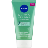 Nivea Derma Skin Clear Čistiaci pleťový peeling, 150 ml