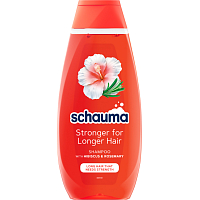 Schauma šampon Stronger for Longer Hair pro dlhé vlasy s ibištekom a rozmarínom 400ml