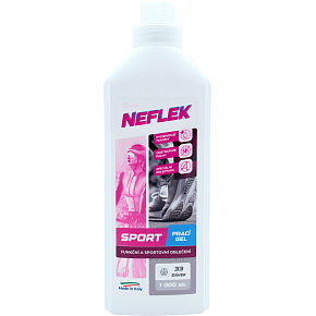 Neflek Sport prací gel 1 l, 33 dávok Neflek Sport prací gel 1 l, 33 dávok
