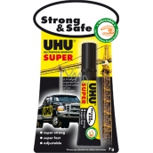 Uhu Alleskleber Super Strong & Safe super pevné sekunkové lepidlo novej generácie 7 g