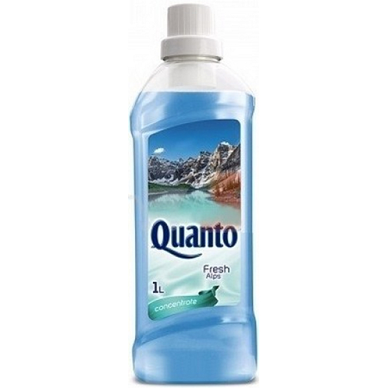 Quanto Fresh Alps koncentrovaná aviváž prostriedok na zjemnenie bielizne a ľahké žehlenie 1 l