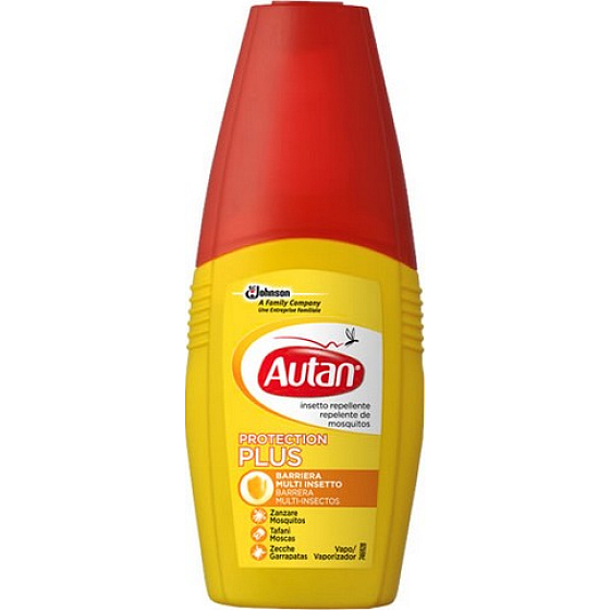 Autan Protection Plus ochrana proti komárom, kliešťom a muchám 100 ml rozprašovač