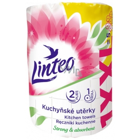 Linteo Satin Care & Comfort XXL kuchynské papierové utierky 2 vrstvové 50 m 1 role