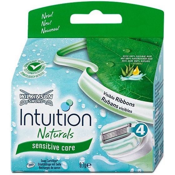 Náhradné hlavice Wilkinson Intuition Sensitive Care pre ženy 6 kusov