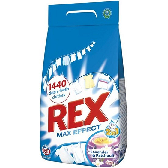 Rex Max Effect Lavender & Patchouli prášok na pranie 60 dávok 4,2 kg