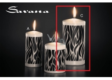 Lima Savana sviečka čierna valec 80 x 150 mm 1 kus