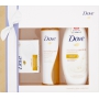 Dove Nourishing Care & Oil sprchový gél 250 ml + sprchový olej 200 ml + toaletné mydlo 100 g, kozmetická sada