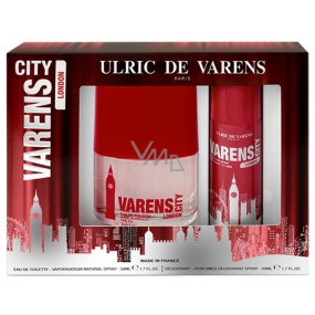 Ulric de Varens City London toaletná voda 50 ml + deodorant sprej 50 ml, darčeková sada