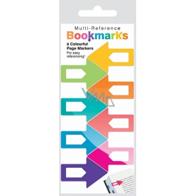 If Multi Referencie Bookmarks Záložky do knihy Farebné 38 x 1,5 x 25 mm