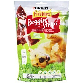 Purina Friskies Beggin Strips Slanina doplnková strava pre dospelých psov 120 g