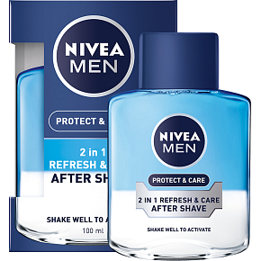Nivea Men Protect & Care 2v1 ošetrujúca voda po holení, 100 ml