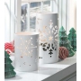 Yankee Candle Winter Flurries svietnik keramický na malú vonnú sviečku Classic