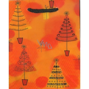Albi Darčeková papierová malá taška 13,5 x 11 x 6 cm Vianočné TS3 96254