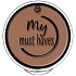 Essence My Must haves púder na obočie 20 Bold Blond 1,8 g