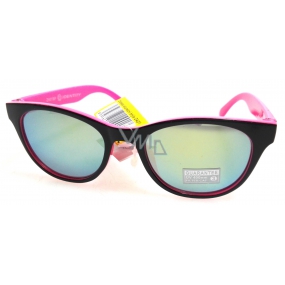 Dudes & dudettes Slnečné okuliare pre deti čierno - ružové 45-20-124