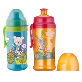 ROTH Babydesign Cool Friends 12+ mesiacov nekvapkajúci fľaša plastová - vyťahovacie uzáver 360 ml