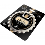 Nekupto Liga Pravých Gentlemanov Otvárač, podložka, magnet v jednom Skvelý chlap - overené priemer 10 cm
