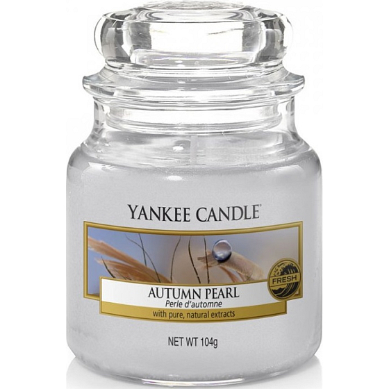 Yankee Candle Autumn Pearl - Jesenné perla vonná sviečka Classic malá sklo 104 g
