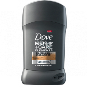 Dove Men + Care Elements Talc Mineral + Sandalwood tuhý antiperspirant dezodorant stick 50 ml