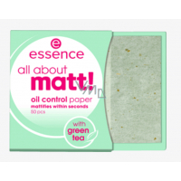 Essence All About Matt! papieriky proti mastnote 50 kusov