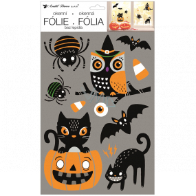 Okenné fólie bez lepidla Halloween 25 x 42 cm