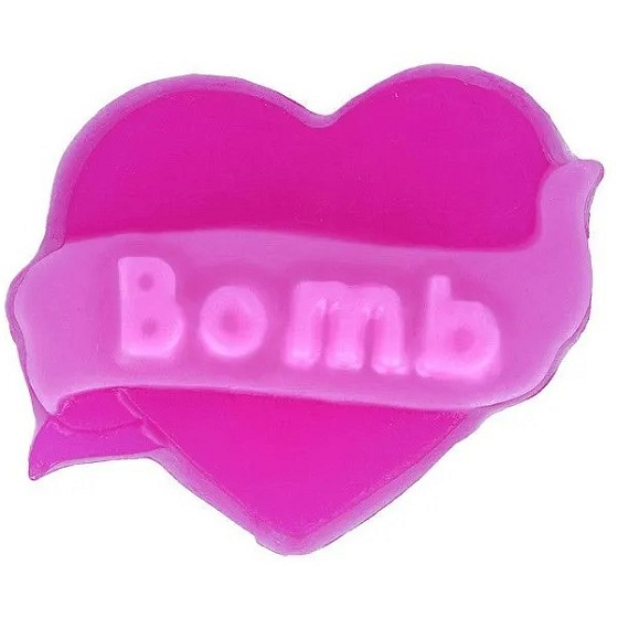 Bomb Cosmetics Srdce - Hearts Desire 3D Prírodné glycerínové mydlo 90 g