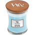 Woodwick Seaside Neroli - Pobrežná neroli vonná sviečka s dreveným knôtom a viečkom sklo malá 85 g