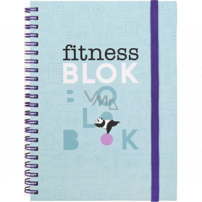 Albi Motivačný blok Fitness 19,5 x 14,2 x 1,8 cm