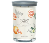 Yankee Candle White Spruce & Grapefruit - sviečka White Spruce & Grapefruit Signature Tumbler veľké sklo 2 knôty 567 g