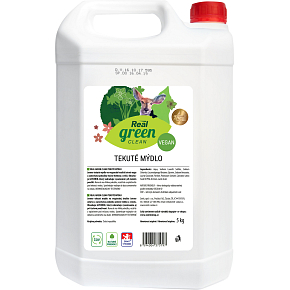 Real Green Clean tekuté mydlo, náplň, 5 kg