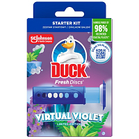 Duck WC blok Fresh Discs Virtuálna Fialová, 36 ml