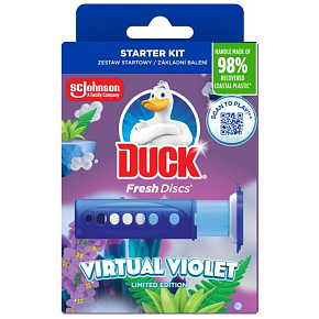 Duck WC blok Fresh Discs Virtuálna Fialová, 36 ml