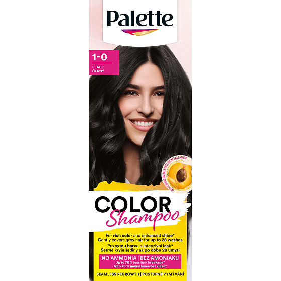 Schwarzkopf Palette Color Shampoo farba na vlasy 113 čierna 50 ml