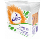 Linteo Satin papierové obrúsky 33 x 33 cm 100 kusov biele