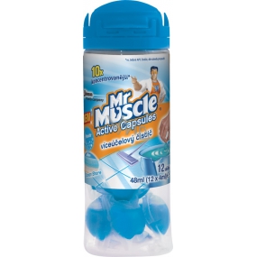 Mr. Muscle Active Capsules Ocean Shore viacúčelový čistič 12 kusov
