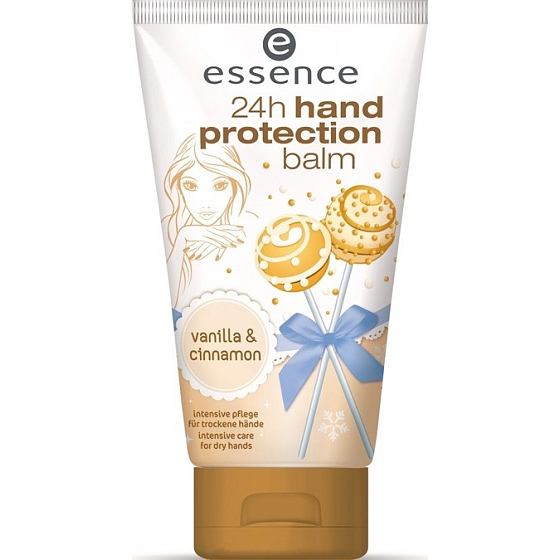 Essence 24h Hand Protection Balm Vanilla & Cinnamon ochranný krém na ruky 100 ml