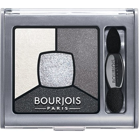 Bourjois Smoky Stories Quad Eyeshadow Palette očné tiene 01 Grey And Night 3,2 g