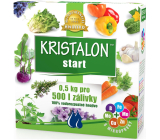 Agro Kristalon Start vo vode rozpustné univerzálne hnojivo 0,5 kg pre 500 l zálievky