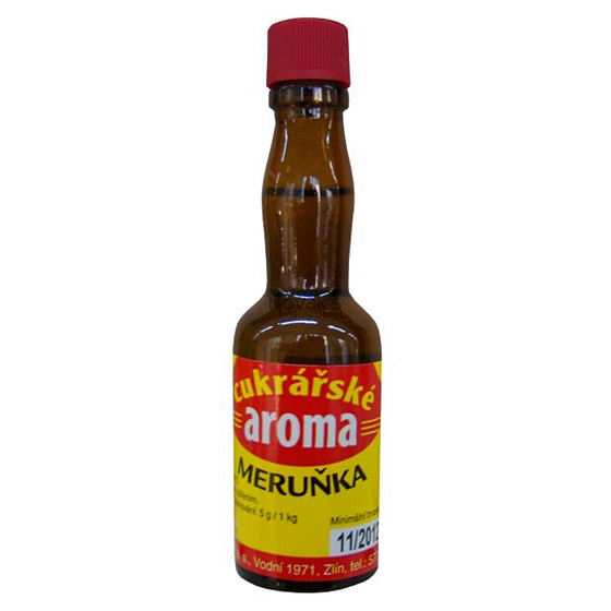 Aroma Marhuľa Liehová príchuť do pečiva, nápojov, zmrzlín a cukrárenských výrobkov 20 ml