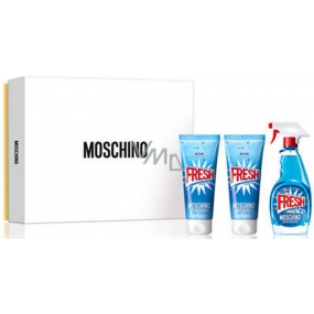 Moschino Fresh Couture toaletná voda pre ženy 50 ml + sprchový gél 50 ml + telové mlieko 50 ml, darčeková sada