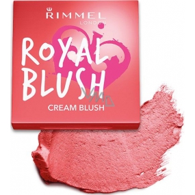Rimmel London Royal Blush Cream Blush tvárenka 003 Coral Queen 3,5 g
